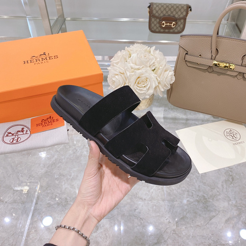 Hermes Spring and Summer New Product Walking Show Bolken Old Slipper Men and Women Same couple shoes 35-45-792bc2f9